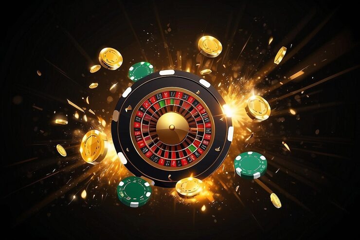 Pirate-themed slot reels next to a live football scoreboard